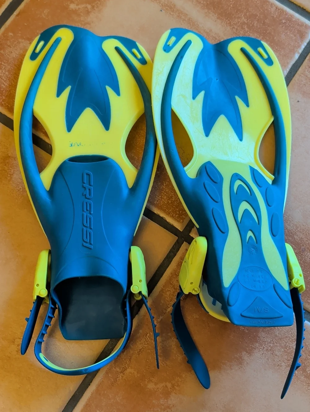 Kids' Snorkeling Fins – Adjustable Open Heel